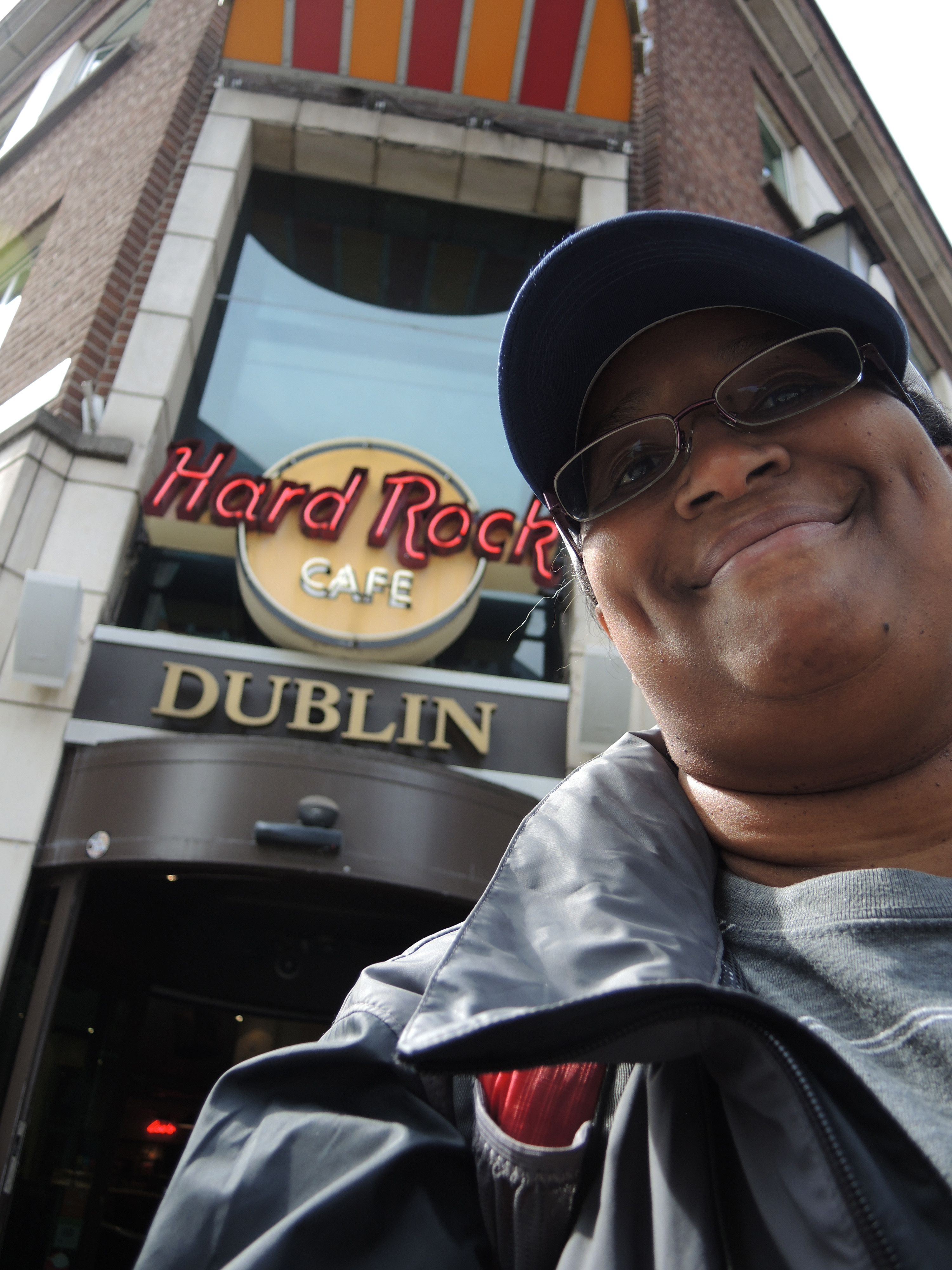 Me in front of Hard Rock, Dublin