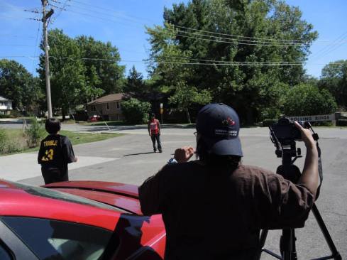 Directing scene from "Do Unto Others."