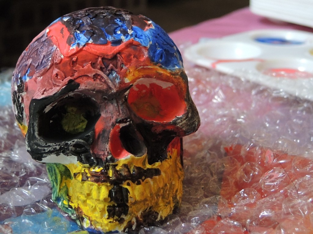 My Painted Skull. They should've hid the paints!