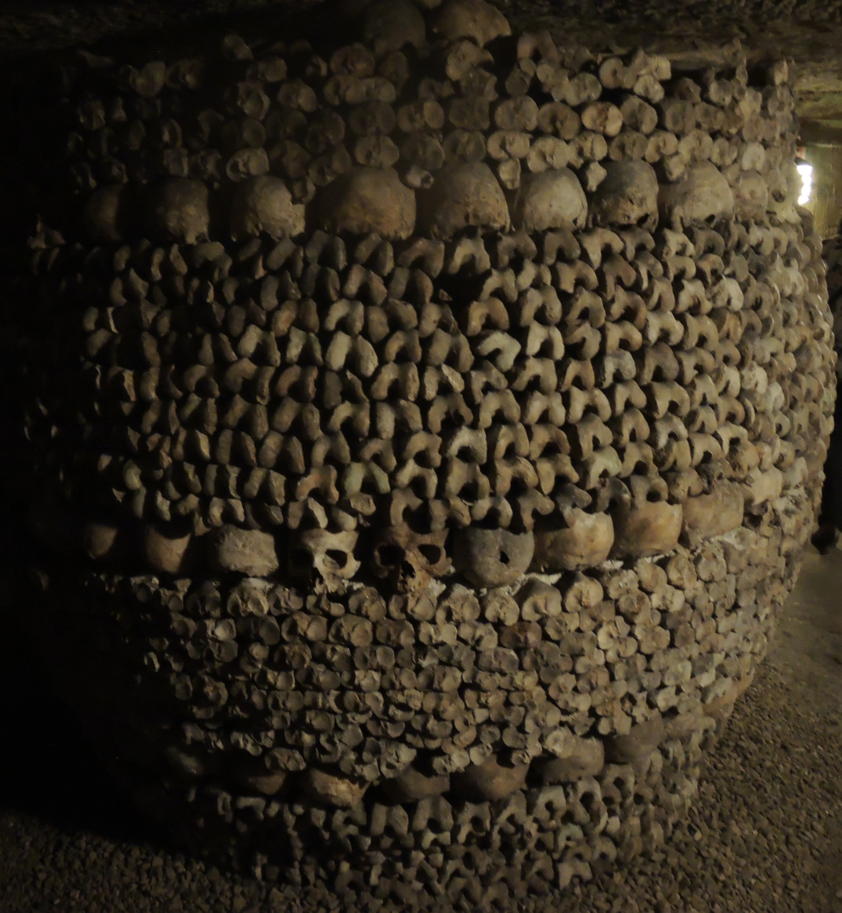The Barrel, one of the Catacombs most iconic displays