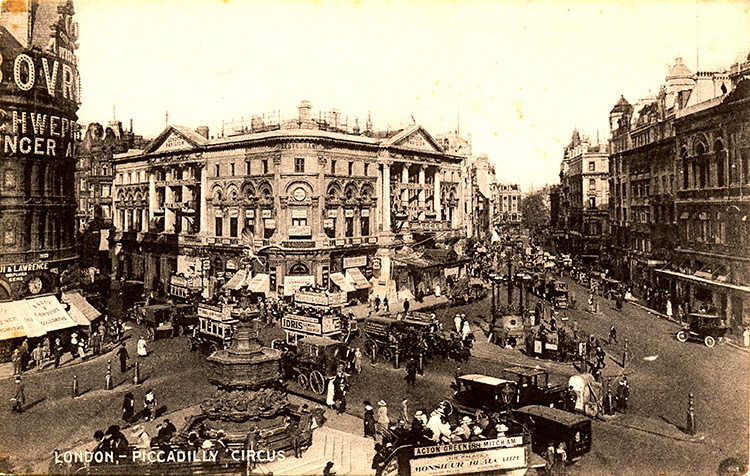 Piccadilly Circus Late 1800