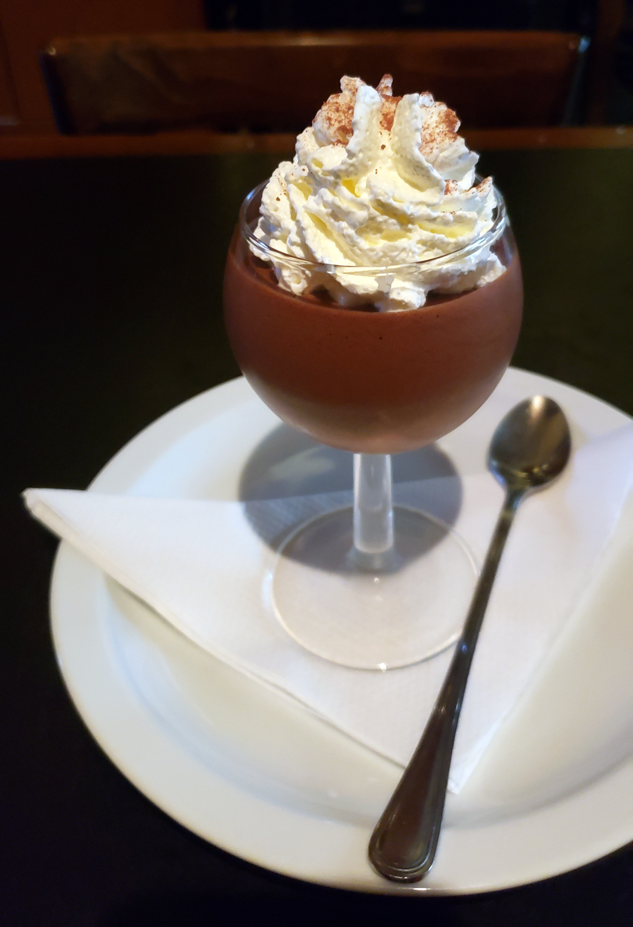 Chocolate Mousse at Restaurant Premier Comptoir Thai