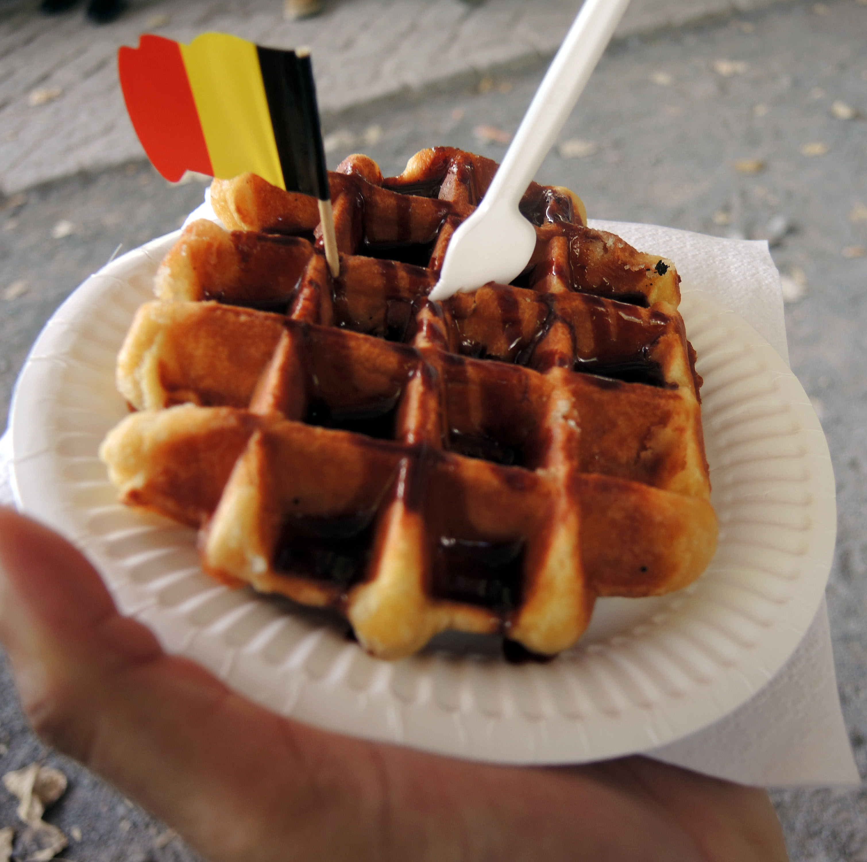 Chocolate Belgium Waffle