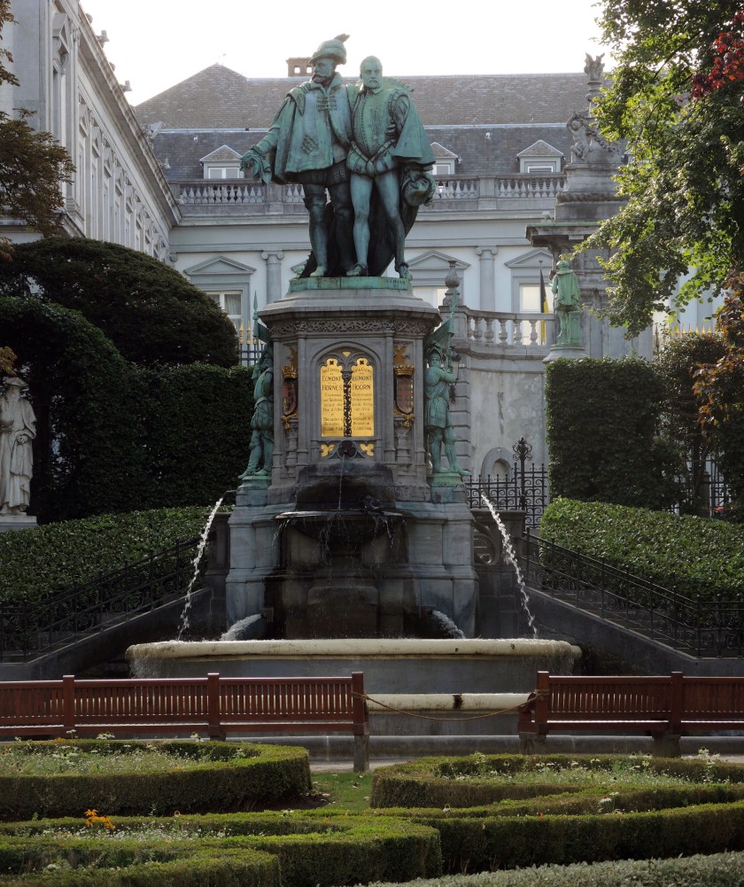 Fountain of Counts Edgmont and Horne in Petit Sablon Square