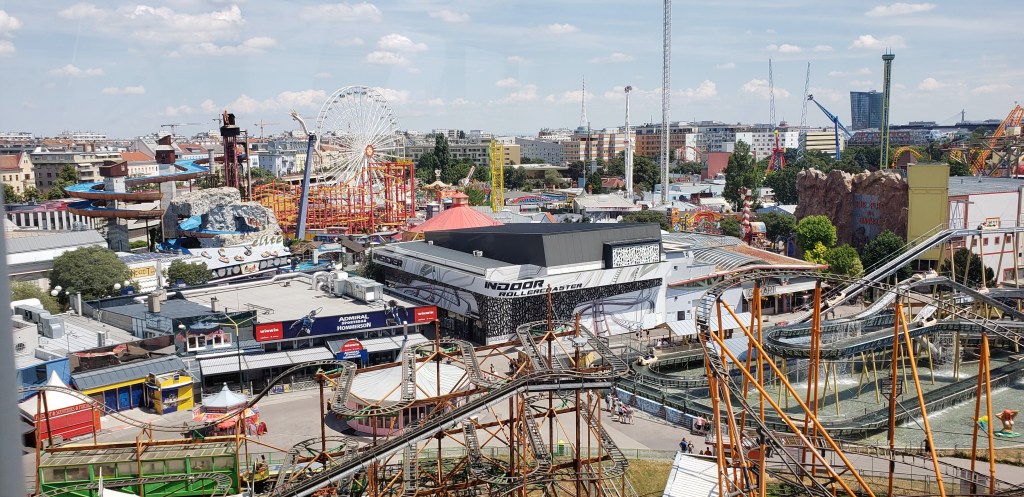 View of Prater Park from Wiener Riesenrad