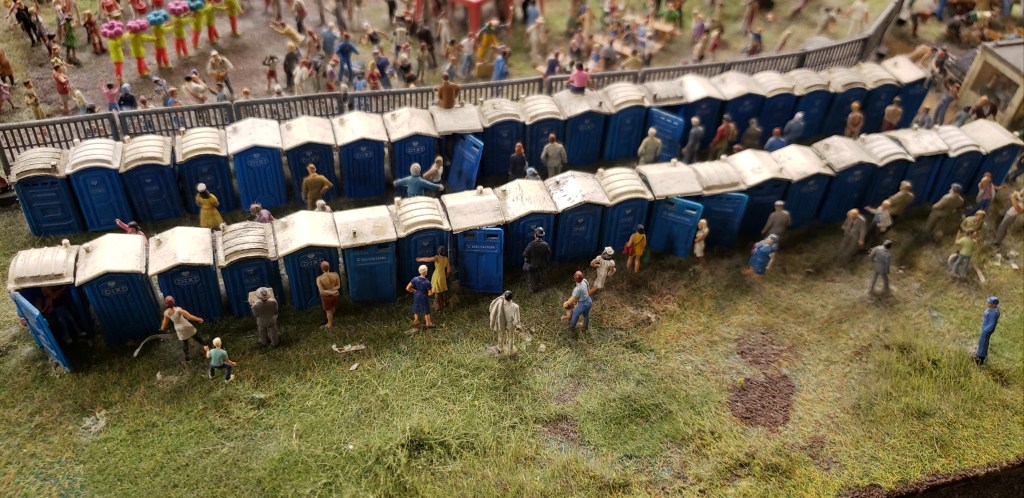 Complete with authentic port-a-potty smells.