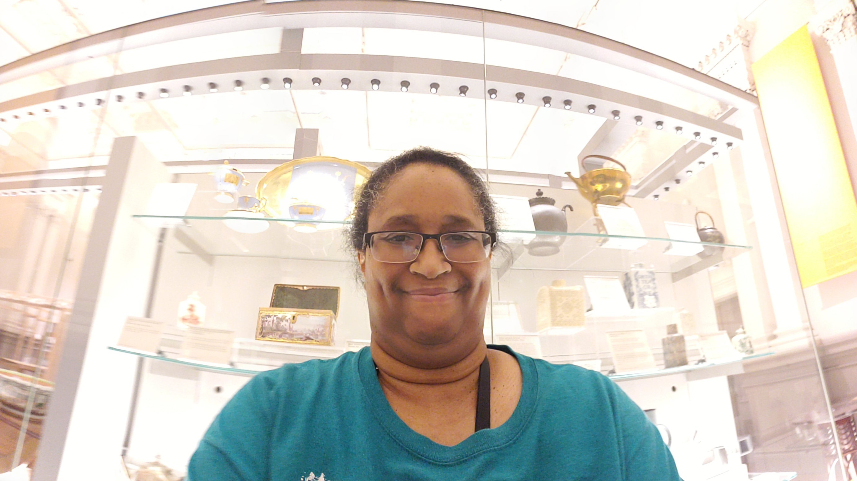 Me at Tea Exhibit Manchester