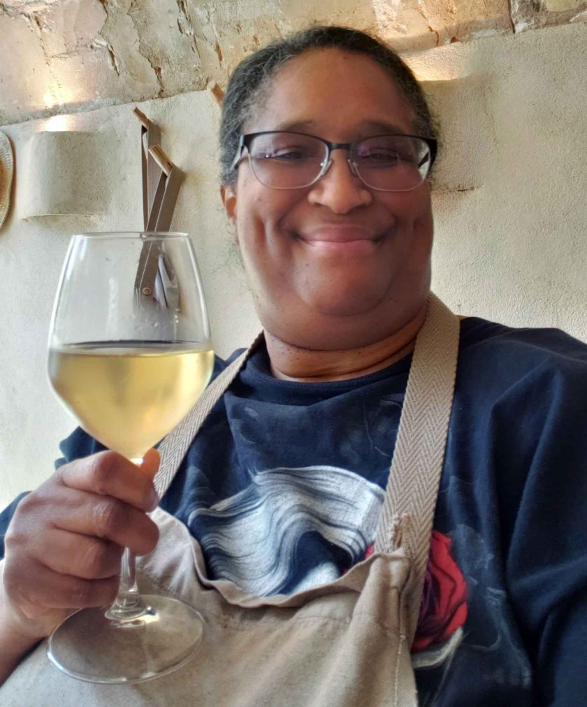 Me with a glass of Ginger Ale