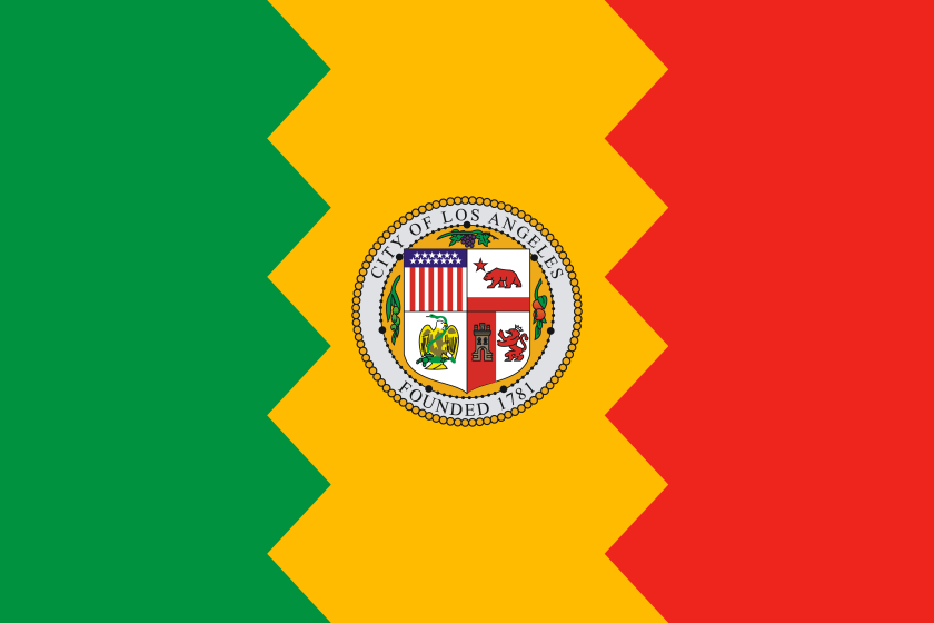 Flag of Los Angeles, California