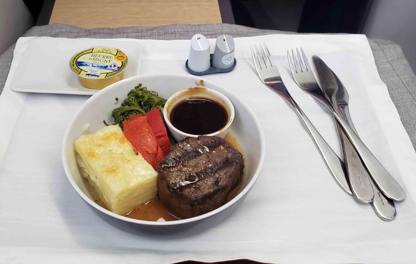 Steak with Dauphinoise potatoes